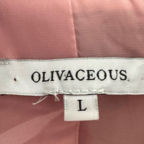 Olivaceous Tweed Shimmer Blazer Jacket - Picture 3 of 6